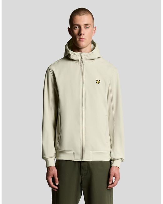 Lyle & Scott Natural Fleece Back Softshell Jacket for men