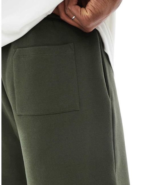 Pantaloncini Oversize Scuro Con Stampa Di Numeri di ASOS in Gray da Uomo