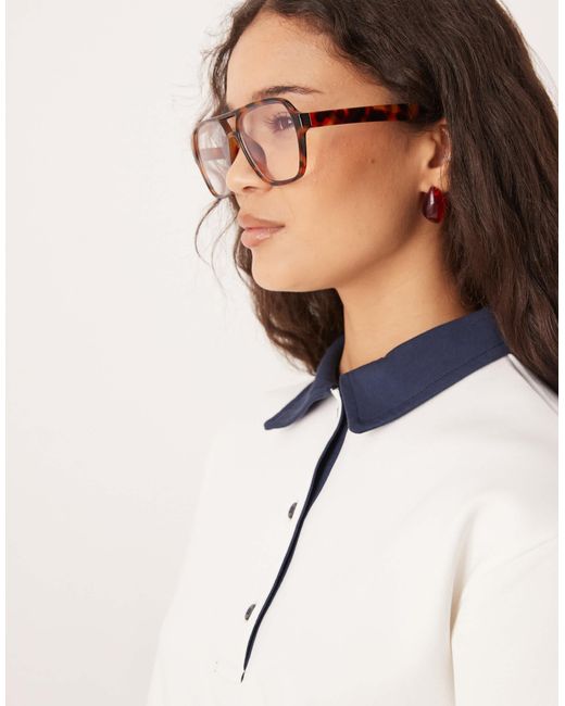 ASOS Natural – pilotensonnenbrille