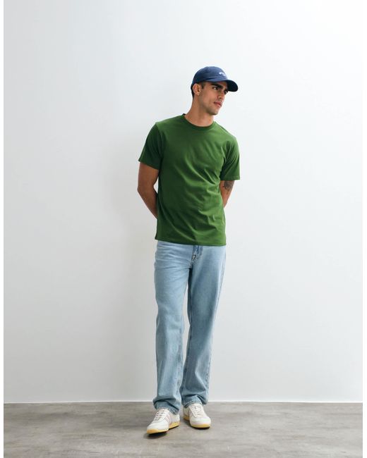 ASOS – basic-t-shirt in Green für Herren