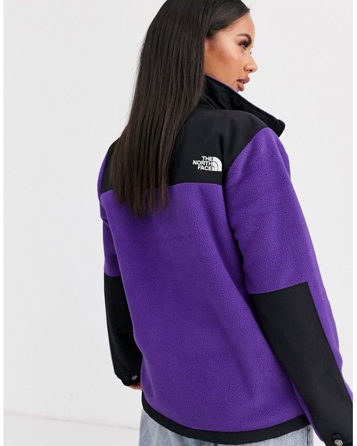 north face denali purple