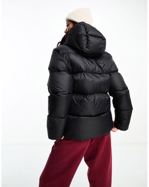 Polo Ralph Lauren Carly Icon Logo Down Puffer Jacket in Black Lyst UK