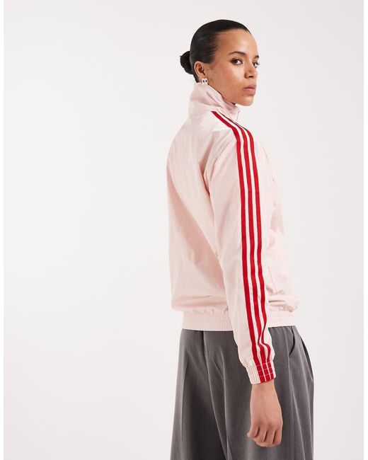Adidas Originals Red Firebird Loose Nylon Track Top