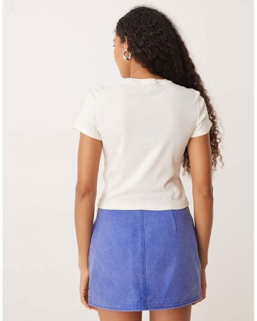 Roxy Brown Beach Love Cropped T-Shirt