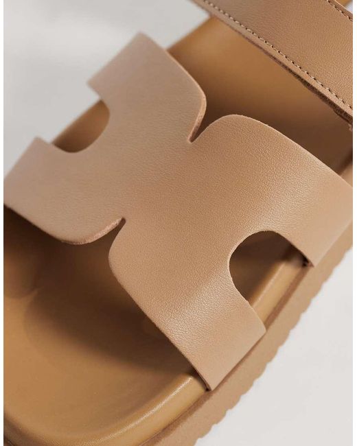 Steve Madden Brown Missile Sandal With Straps
