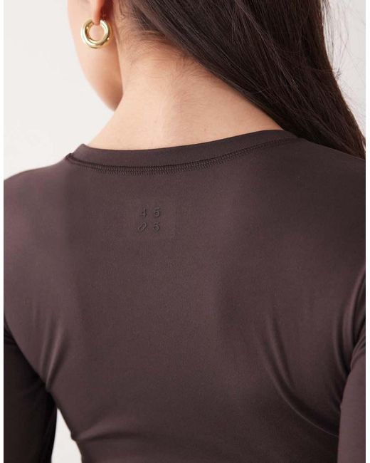 4505 Black Icon Studio Long Sleeve Baby T-shirt