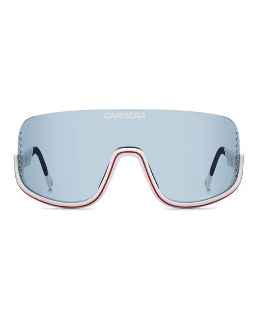 Carrera Brown Eyedra Mask Sunglasses With Azure Lenses for men