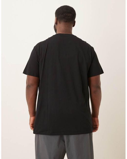 Polo Ralph Lauren Black Big & Tall Holiday Bear Print T-shirt Classic Fit for men