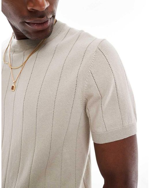 T-Shirt A Maniche Corte di New Look in White da Uomo