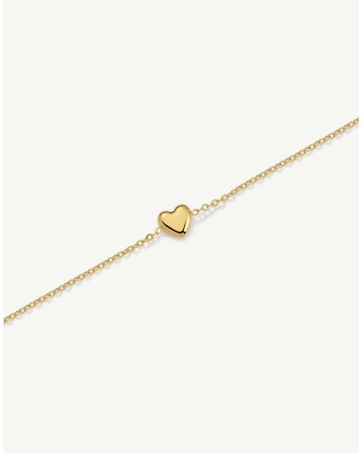 D.Louise Natural Waterproof Bridal Dainty Mini Heart Bracelet – Tarnish-Free
