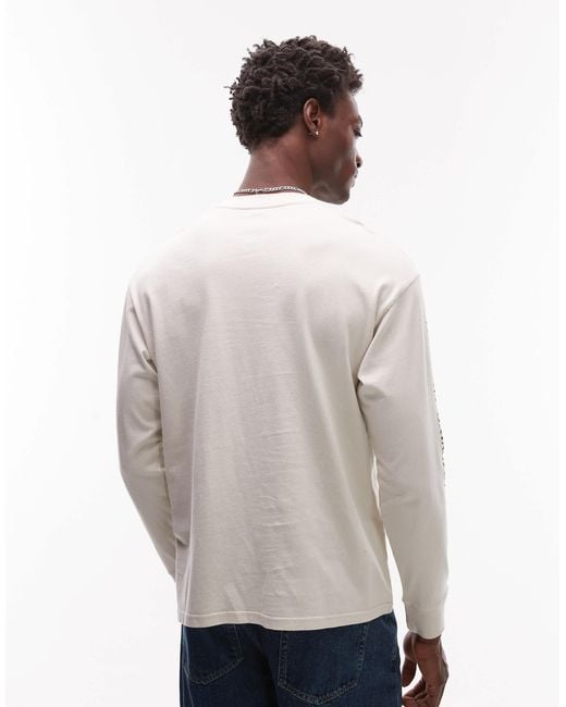 Levi's – workwear capsule – langärmliges t-shirt in White für Herren