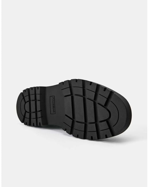 Pull&Bear – schnürstiefel in Black für Herren