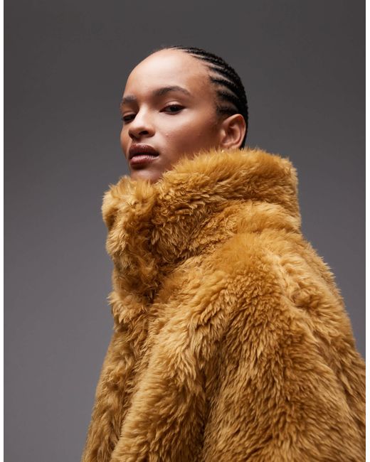 ASOS Multicolor – bomberjacke aus kunstpelz