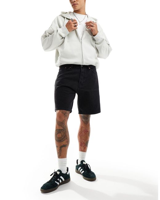 Space - short en jean décontracté Weekday pour homme en coloris White