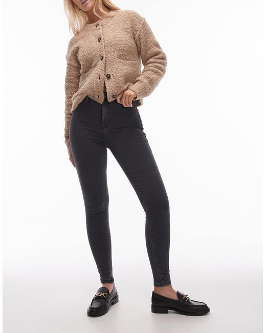 Topshop Hourglass Blue Joni High Rise Super Skinny Jean