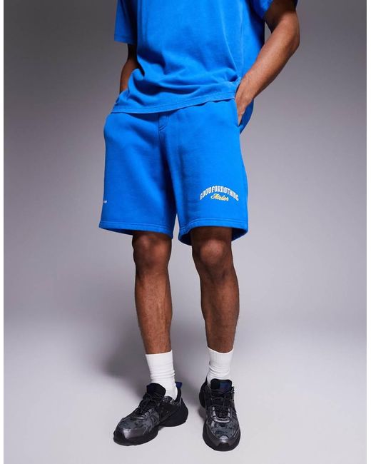 Pantalones Cortos Azules Con Logo De (Parte De Un Conjunto) Good For Nothing de hombre de color Blue