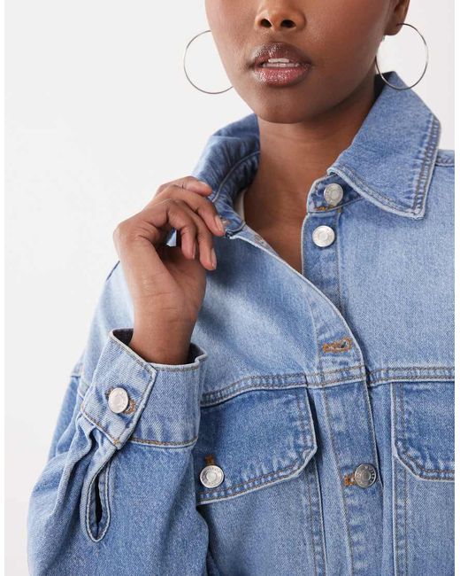 ASOS Blue Over Sized Denim Shirt