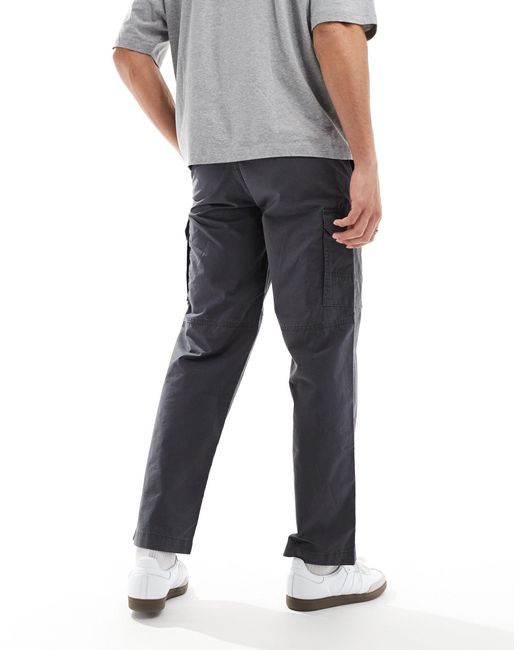 Pantalones gris oscuro cargo ADPT de hombre de color Black