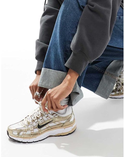 Nike Blue P-6000 Trainers
