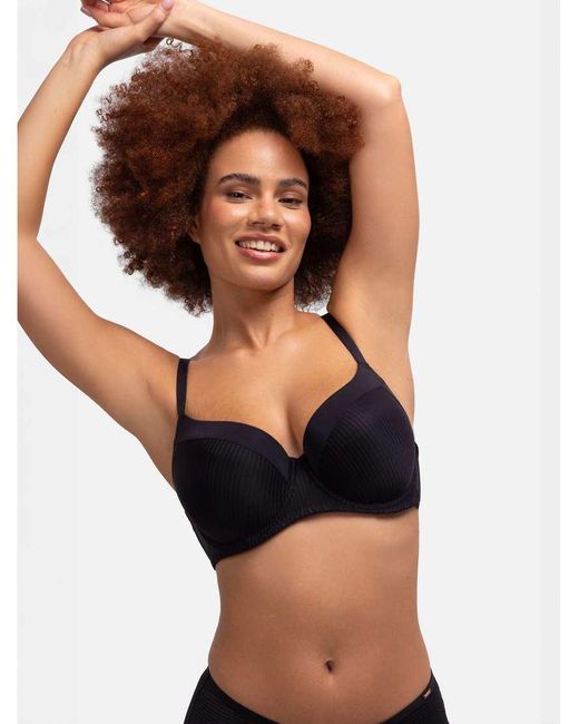 DORINA Black Carmen Light Padded Demi Bra