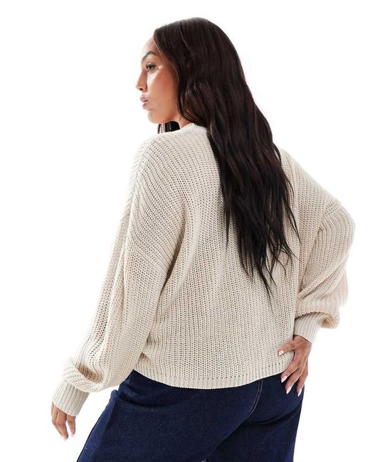 ONLY Blue V-neck Cardigan
