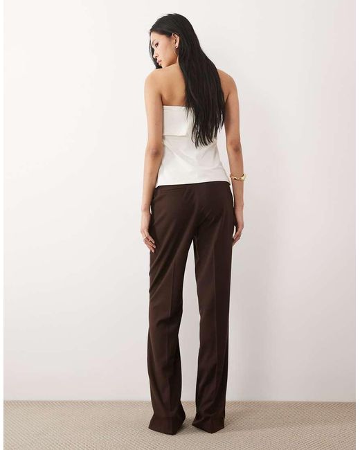 ASOS White Tall Tailored Snatch Flare Trouser
