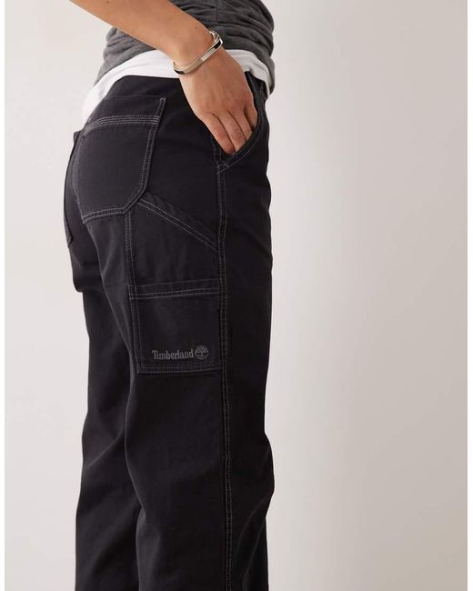 Timberland Blue Canvas Straight Pants