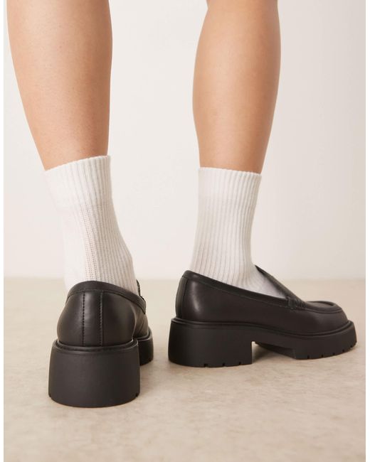 Calvin Klein Black Chunky Loafers