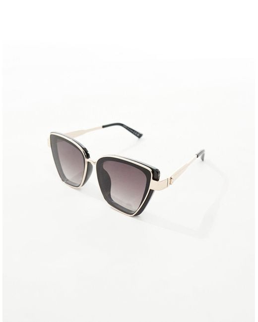 River Island Black Cateye Sunglasses