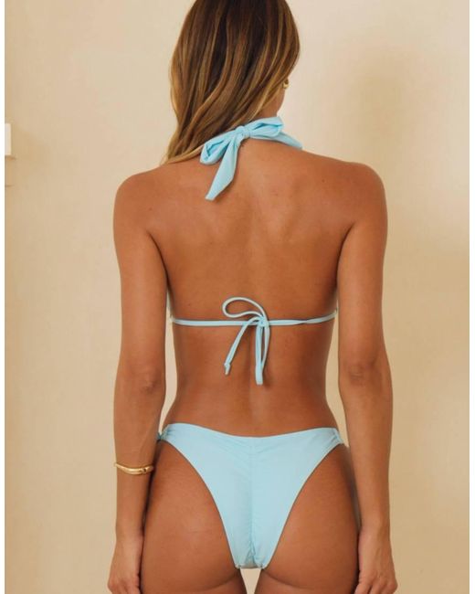 Moda Minx Blue Amour Triangle Top