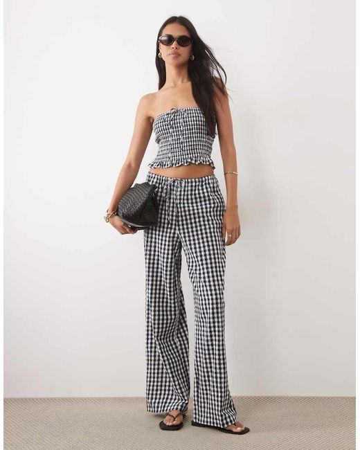 ASOS White Tie Waist Co-ord Trouser