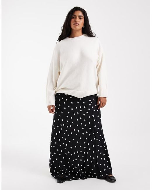 Vero Moda White Soft O-neck Oversized Jumper