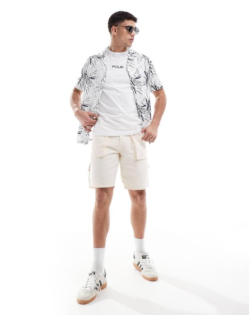 French Connection White French Connection Fcuk Sleeveless Singlet for men