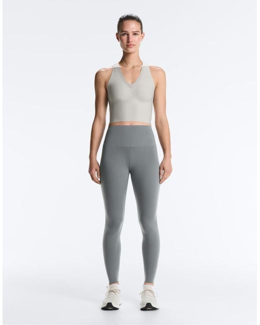 Oysho Gray Perfect-Adapt Strap Tank Top
