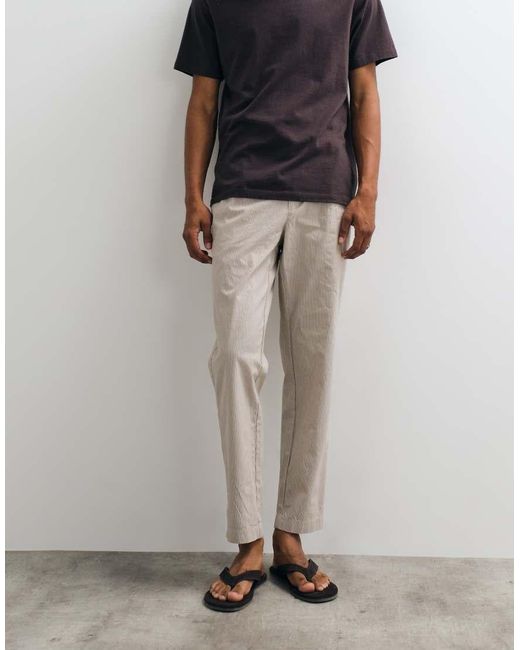 Mango Multicolor Straight Trouser for men