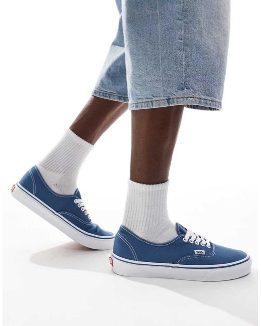Vans Blue Authentic Trainers for men