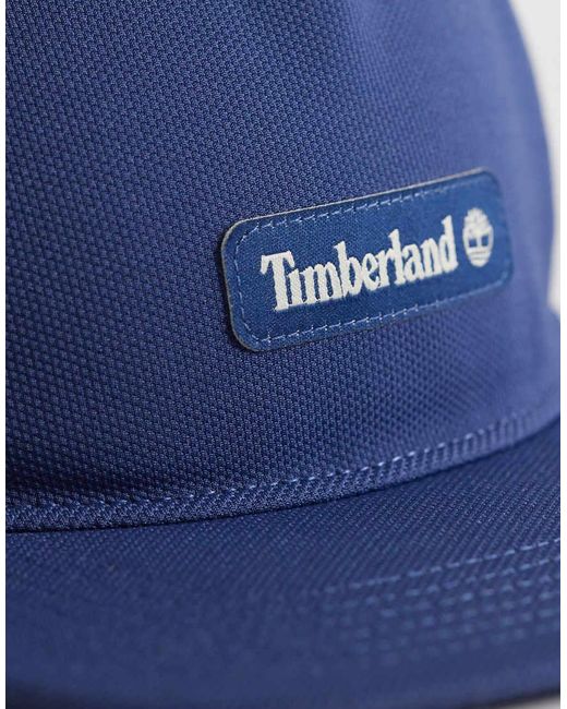 Timberland Blue Mesh Baseball Cap With Foam Brim for men