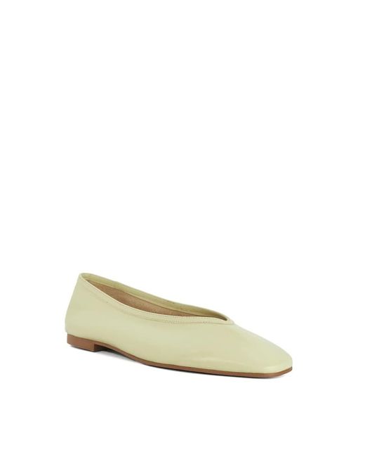 Dune Natural Hetta Ballet Pumps