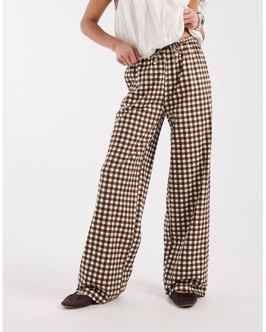 Pantaloni di Threadbare in Brown