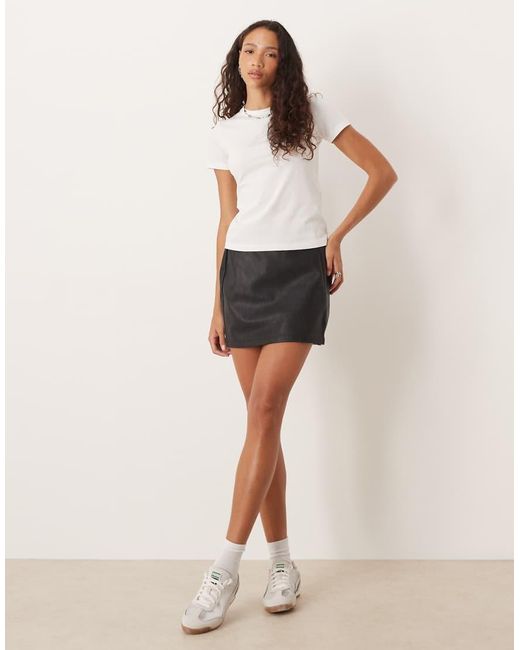 JJXX White Gigi T-shirt With Rhinestone Print
