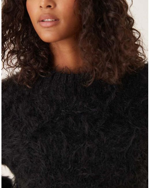 Glamorous Black Long Sleeve Jumper