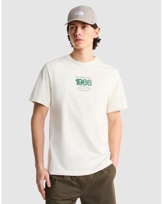 The North Face White M Track Relaxed Ss Tee for men