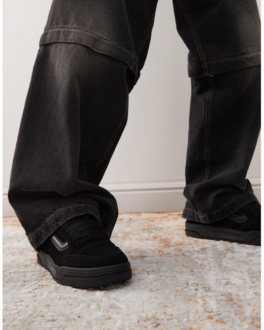 Hylane - baskets chunky en daim Vans en coloris Black