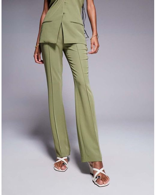 ASOS Elegante Flare-Broek in het Green