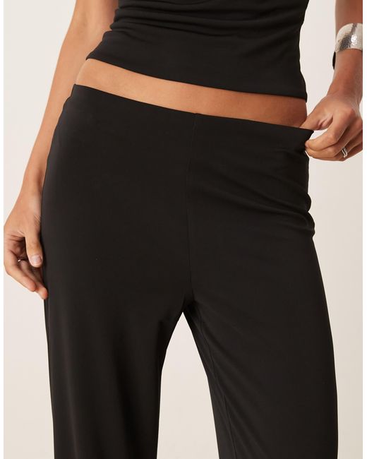Mango Natural – strukturierte jersey-hose