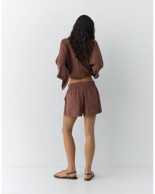 Pantaloncini di Pull&Bear in Brown