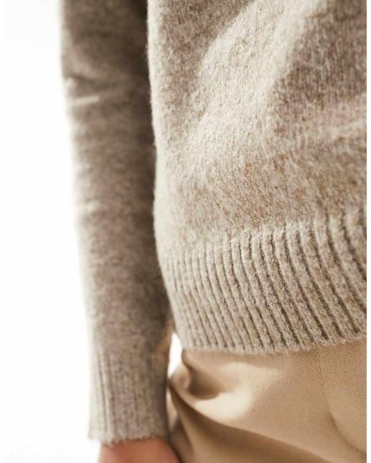 Vero Moda Natural Round Neck Knitted Jumper