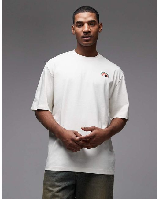 The North Face Gray Rounded Tree Logo T-shirt for men