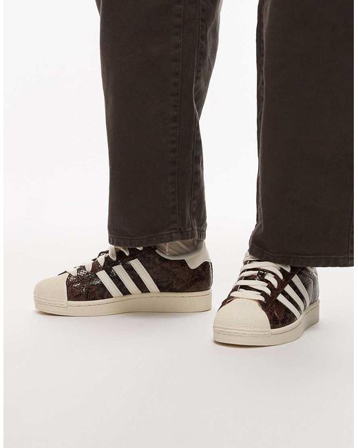 Adidas Originals Black Superstar Ii Trainers for men