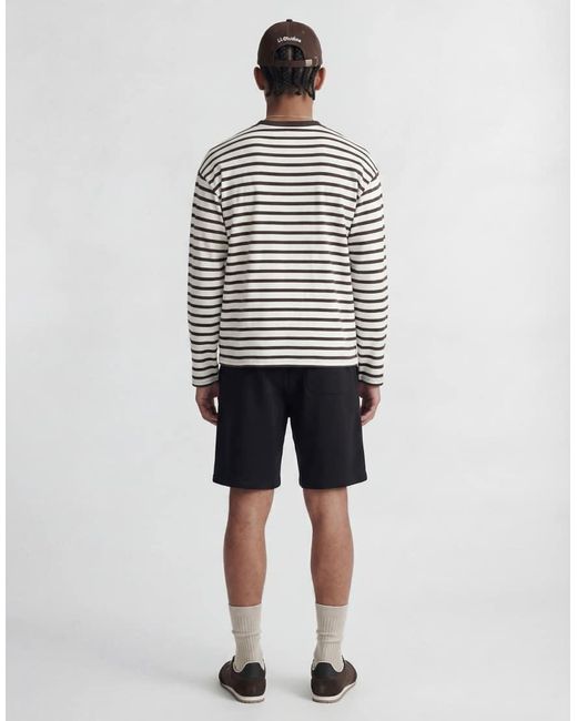 Jack & Jones White Sweat Short With Logo for men